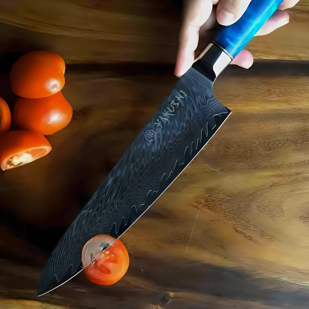 8" Damascus Steel Chef Knife | Japanese VG-10 Steel