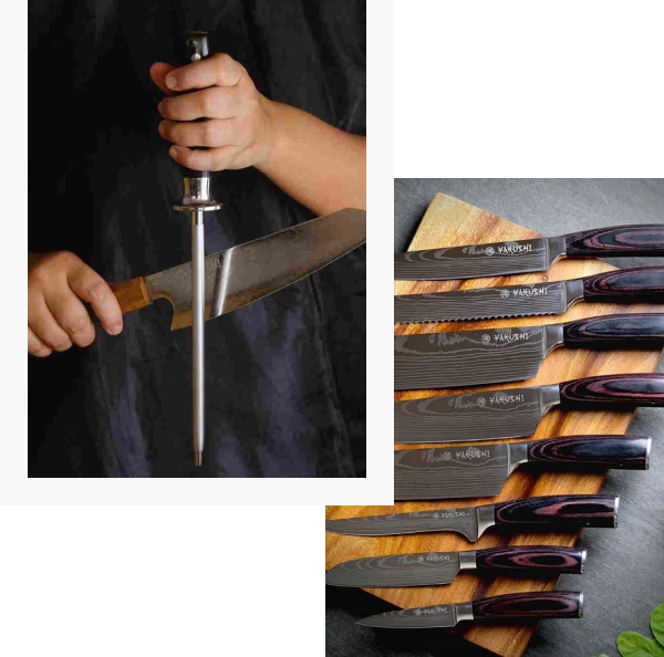 YUKIHIRA Japanese knives set