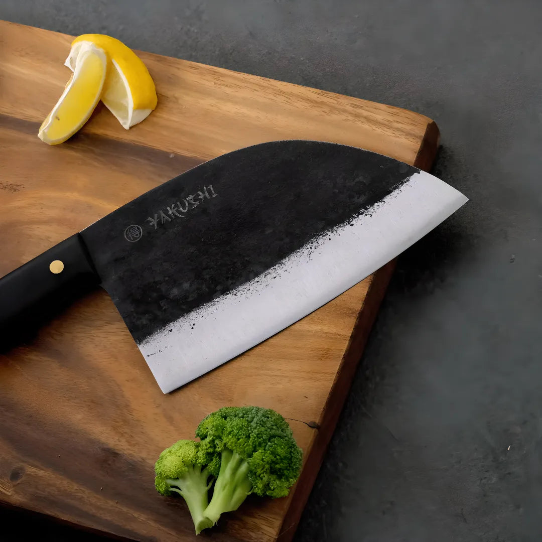 Handmade Serbian Butcher Knife & Cleaver Set