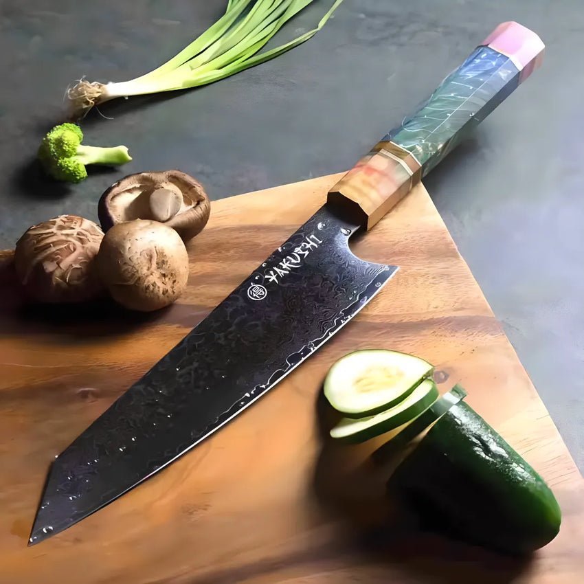 Damascus Kiritsuke Knife