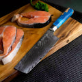 Yakushi™ Damascus Nakiri Knife