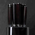 stainless steel knife holder with drainage hole and heavy base