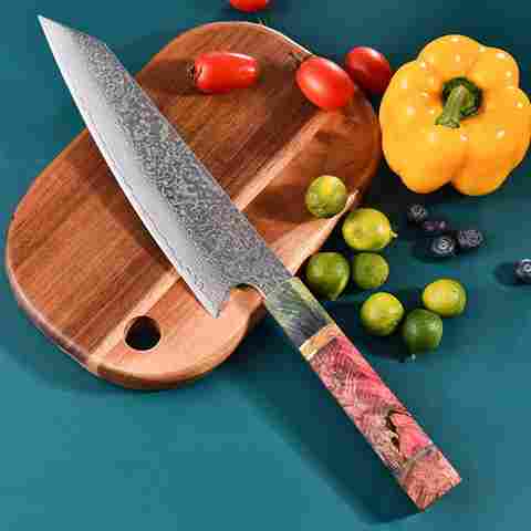 Yakushi™ Damascus Kiritsuke Knife (#1) - Yakushi Knives