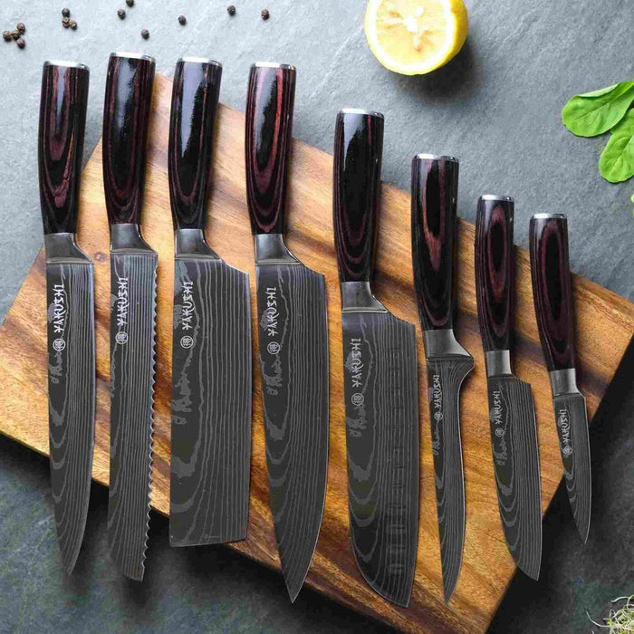 Yakushi Japanese kitchen knife set