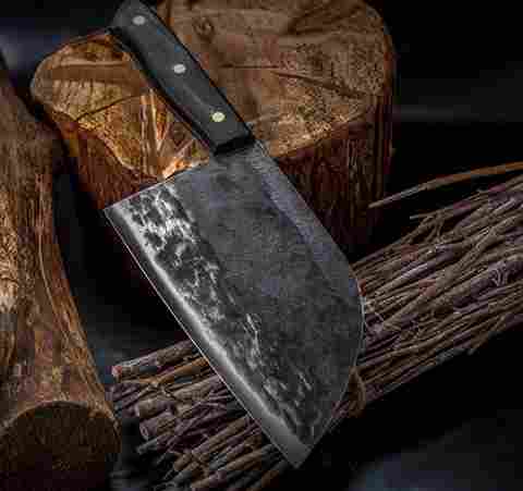 Yakushi™ Handmade Butcher Knife (3) - Yakushi Knives